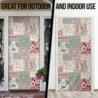 Aloha Hawaii Pastel Christmas Patchwork Door Cover Classic Style - Polynesian Pride