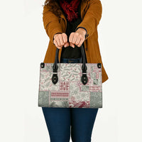 Aloha Hawaii Pastel Christmas Patchwork Leather Bag Classic Style - Polynesian Pride