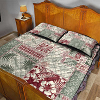 Aloha Hawaii Pastel Christmas Patchwork Quilt Bed Set Classic Style - Polynesian Pride