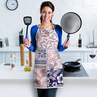 Aloha Hawaii Pastel Christmas Patchwork Apron Rustic Style - Polynesian Pride