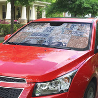 Aloha Hawaii Pastel Christmas Patchwork Auto Sun Shade Rustic Style - Polynesian Pride