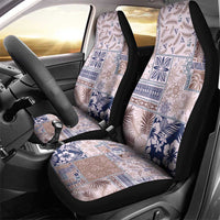Aloha Hawaii Pastel Christmas Patchwork Car Seat Cover Rustic Style - Polynesian Pride