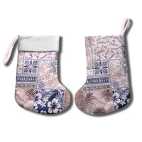 Aloha Hawaii Pastel Christmas Patchwork Christmas Stocking Rustic Style - Polynesian Pride