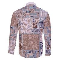 Aloha Hawaii Pastel Christmas Patchwork Family Matching Summer Maxi Dress and Hawaiian Shirt Rustic Style - Polynesian Pride