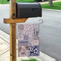 Aloha Hawaii Pastel Christmas Patchwork Garden Flag Rustic Style - Polynesian Pride