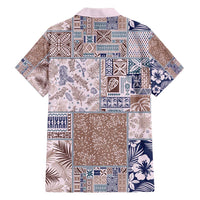Aloha Hawaii Pastel Christmas Patchwork Hawaiian Shirt Rustic Style - Polynesian Pride