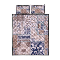 Aloha Hawaii Pastel Christmas Patchwork Quilt Bed Set Rustic Style - Polynesian Pride