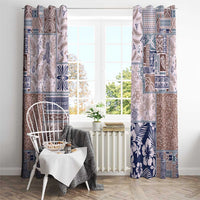 Aloha Hawaii Pastel Christmas Patchwork Window Curtain Rustic Style - Polynesian Pride
