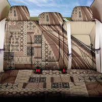 Pasifika Women's Day - Samoa Siapo Malu Tattoo Inspired Back Car Seat Cover Beige
