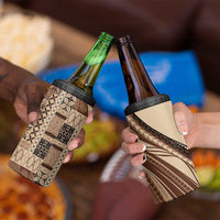 Pasifika Women's Day - Samoa Siapo Malu Tattoo Inspired 4 in 1 Can Cooler Tumbler Beige