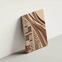 Pasifika Women's Day - Samoa Siapo Malu Tattoo Inspired Canvas Wall Art Beige