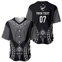 2025 Rugby Championship New Zealand Custom Baseball Jersey Poutama Motifs - Polynesian Pride