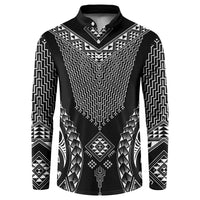 2025 Rugby Championship New Zealand Custom Button Sweatshirt Poutama Motifs - Polynesian Pride