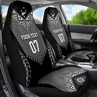 2025 Rugby Championship New Zealand Custom Car Seat Cover Poutama Motifs - Polynesian Pride