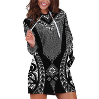 2025 Rugby Championship New Zealand Custom Hoodie Dress Poutama Motifs - Polynesian Pride