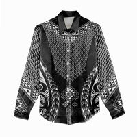 2025 Rugby Championship New Zealand Custom Women Casual Shirt Poutama Motifs - Polynesian Pride