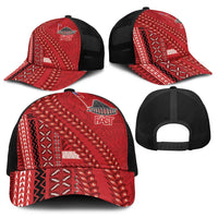 Samoa FAST Siapo Baseball Net Cap Tatau-Ulafala Vines - Polynesian Pride