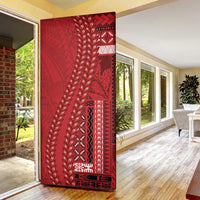 Samoa FAST Siapo Door Cover Tatau-Ulafala Vines - Polynesian Pride