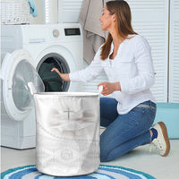 Tonga White Sunday Fakame Laundry Basket Tokelaufeletoa Kupesi