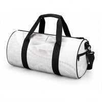 Tonga White Sunday Fakame Duffle Bag Tokelaufeletoa Kupesi