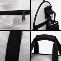 Tonga White Sunday Fakame Duffle Bag Tokelaufeletoa Kupesi