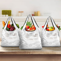 Tonga White Sunday Fakame Grocery Bag Tokelaufeletoa Kupesi