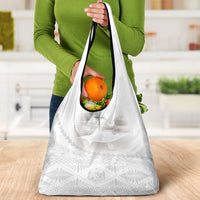 Tonga White Sunday Fakame Grocery Bag Tokelaufeletoa Kupesi