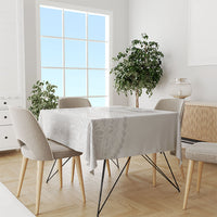 Tonga White Sunday Fakame Tablecloth Tokelaufeletoa Kupesi