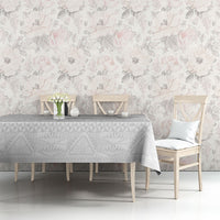Tonga White Sunday Fakame Tablecloth Tokelaufeletoa Kupesi