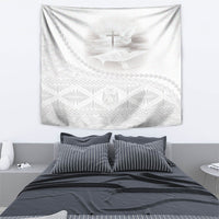 Tonga White Sunday Fakame Tapestry Tokelaufeletoa Kupesi