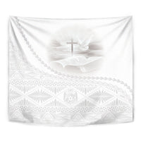 Tonga White Sunday Fakame Tapestry Tokelaufeletoa Kupesi