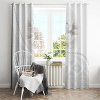 Tonga White Sunday Fakame Window Curtain Tokelaufeletoa Kupesi