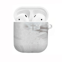 Niue White Sunday Tapu Fanau AirPods Case Fiti Pua Mix Hiapo Tapa