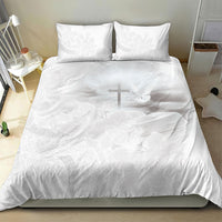 Niue White Sunday Tapu Fanau Bedding Set Fiti Pua Mix Hiapo Tapa
