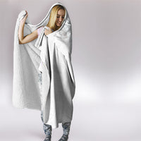 Niue White Sunday Tapu Fanau Hooded Blanket Fiti Pua Mix Hiapo Tapa