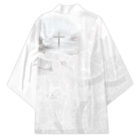 Niue White Sunday Tapu Fanau Kimono Fiti Pua Mix Hiapo Tapa