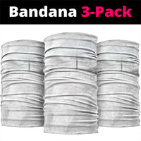 Niue White Sunday Tapu Fanau Neck Gaiter Fiti Pua Mix Hiapo Tapa