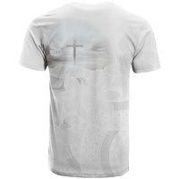 Niue White Sunday Tapu Fanau T Shirt Fiti Pua Mix Hiapo Tapa