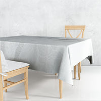 Niue White Sunday Tapu Fanau Tablecloth Fiti Pua Mix Hiapo Tapa