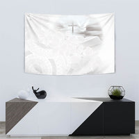 Niue White Sunday Tapu Fanau Tapestry Fiti Pua Mix Hiapo Tapa