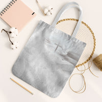 Niue White Sunday Tapu Fanau Tote Bag Fiti Pua Mix Hiapo Tapa