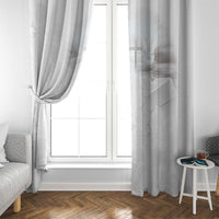 Niue White Sunday Tapu Fanau Window Curtain Fiti Pua Mix Hiapo Tapa