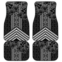 Aotearoa Taniko Pattern Car Mats Poutama Mix Kowhai Flowers