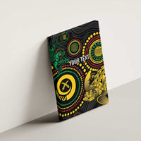 Vanuatu Personalized Aboriginal Arts Canvas Wall Art Turtle and Iguana Special - Polynesian Pride