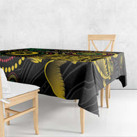 Vanuatu Personalized Aboriginal Arts Tablecloth Turtle and Iguana Special - Polynesian Pride
