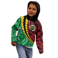 Vanuatu Personalized Tribal Kid Hoodie Aboriginal Inspired Mix Style - Polynesian Pride