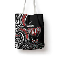 New Zealand Darts Personalized Hei Manaia Tote Bag Classic Kowhaiwhai