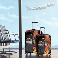 Papua New Guinea Luggage Cover Grunge Style 49th Independence Anni LT7 - Polynesian Pride