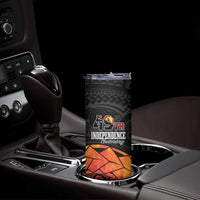 Papua New Guinea Skinny Tumbler Grunge Style 49th Independence Anni LT7 - Polynesian Pride