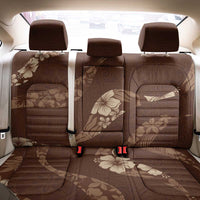 Aloha Hawaii Floral Tapa Back Car Seat Cover Patchwork Mocha - Polynesian Pride